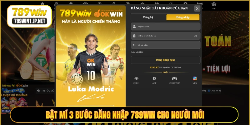 Bật mí 3 bước đăng nhập 789WIN cho người mới